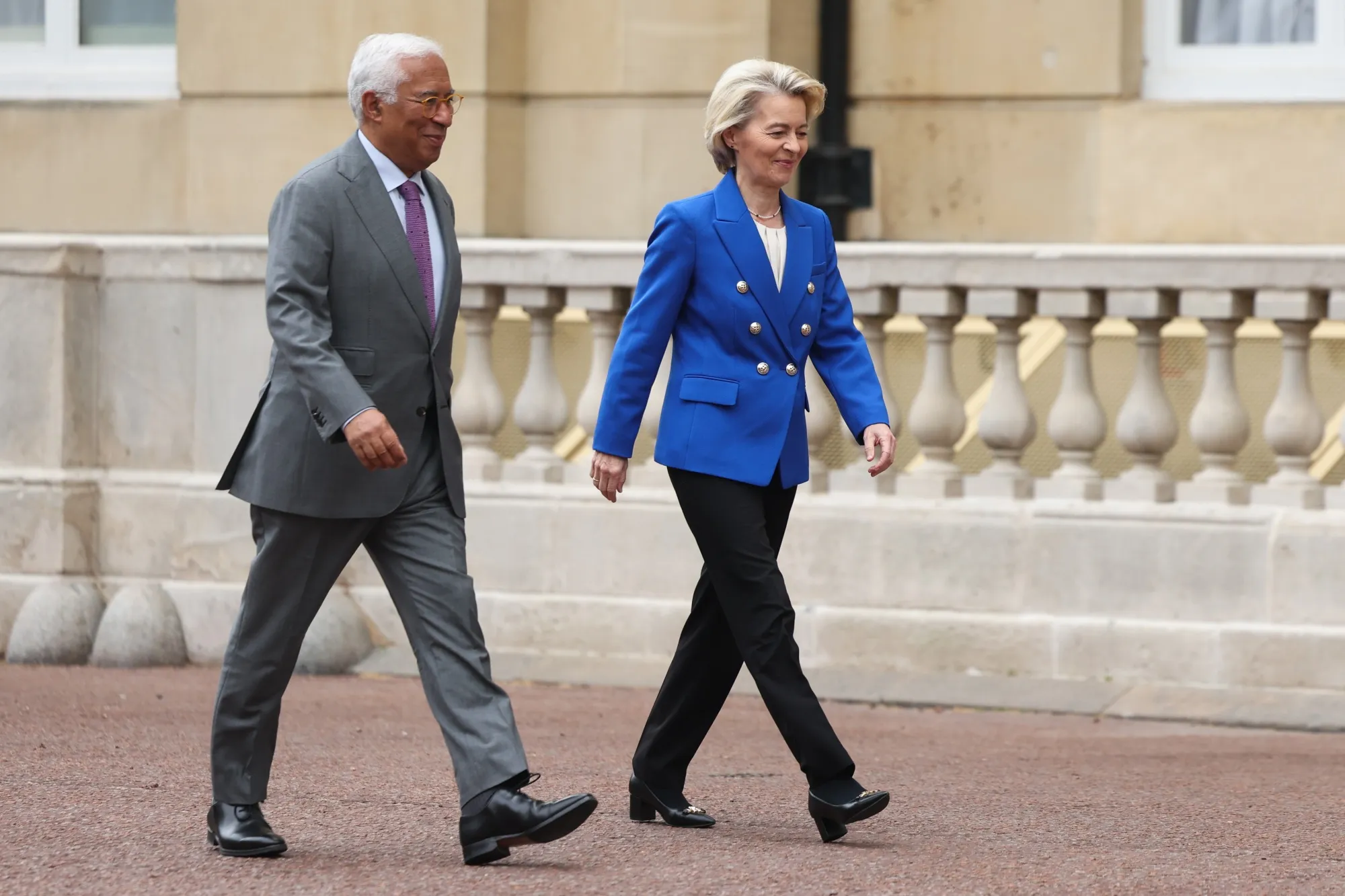 Antonio Costa and Ursula von der Leyen.