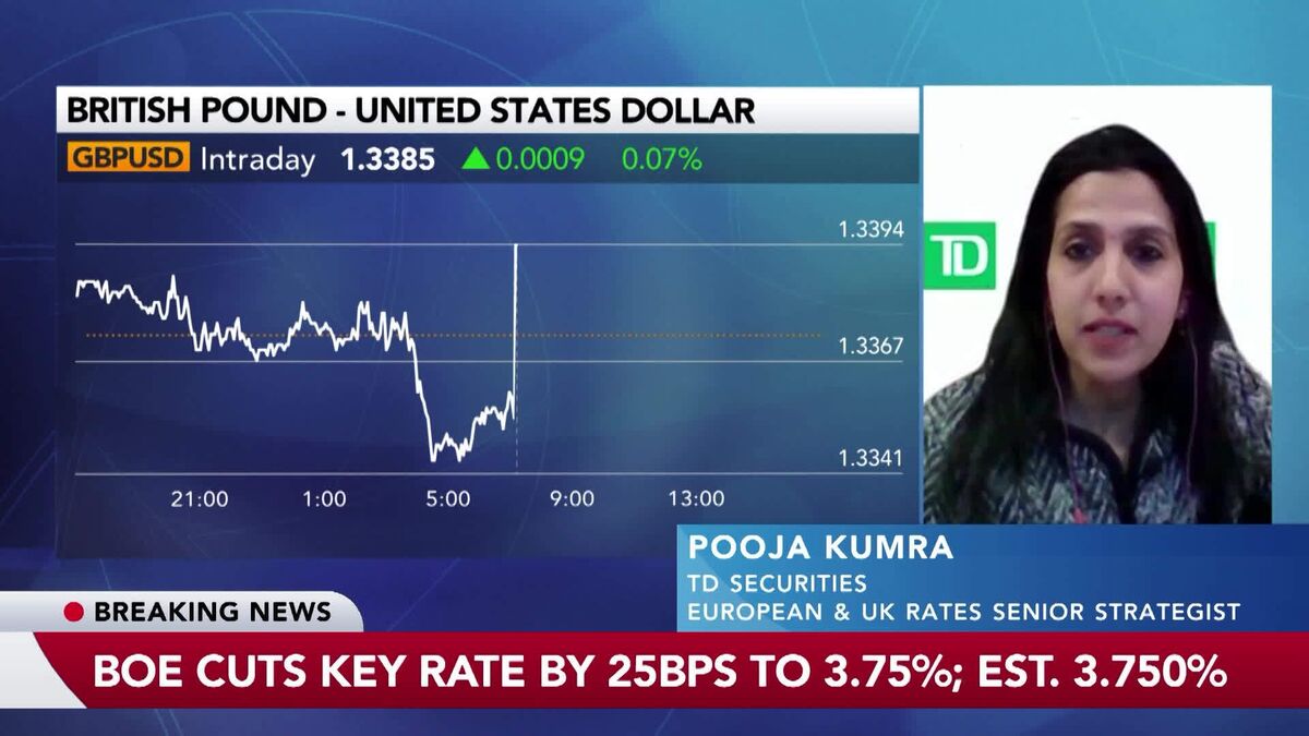 ⚫️ BLOOMBERG: "Delusione dei mercati per i messaggi contrastanti della BOE, afferma Pooja Kumra di TD Securities"