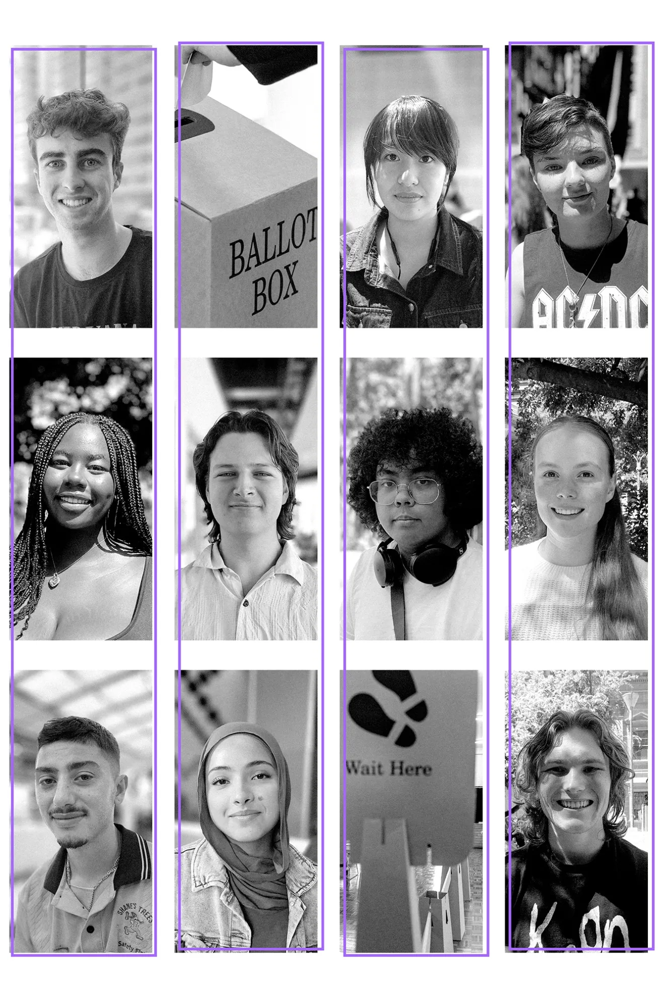 Portraits of Australian first-time voters