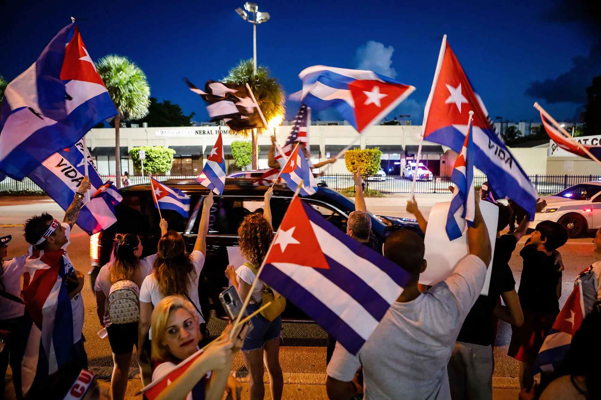 TOPSHOT-US-CUBA-POLITICS-UNREST-PROTEST