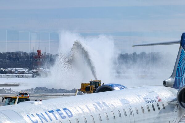 Snow removal at Ronald Reagan Washington National Airport.