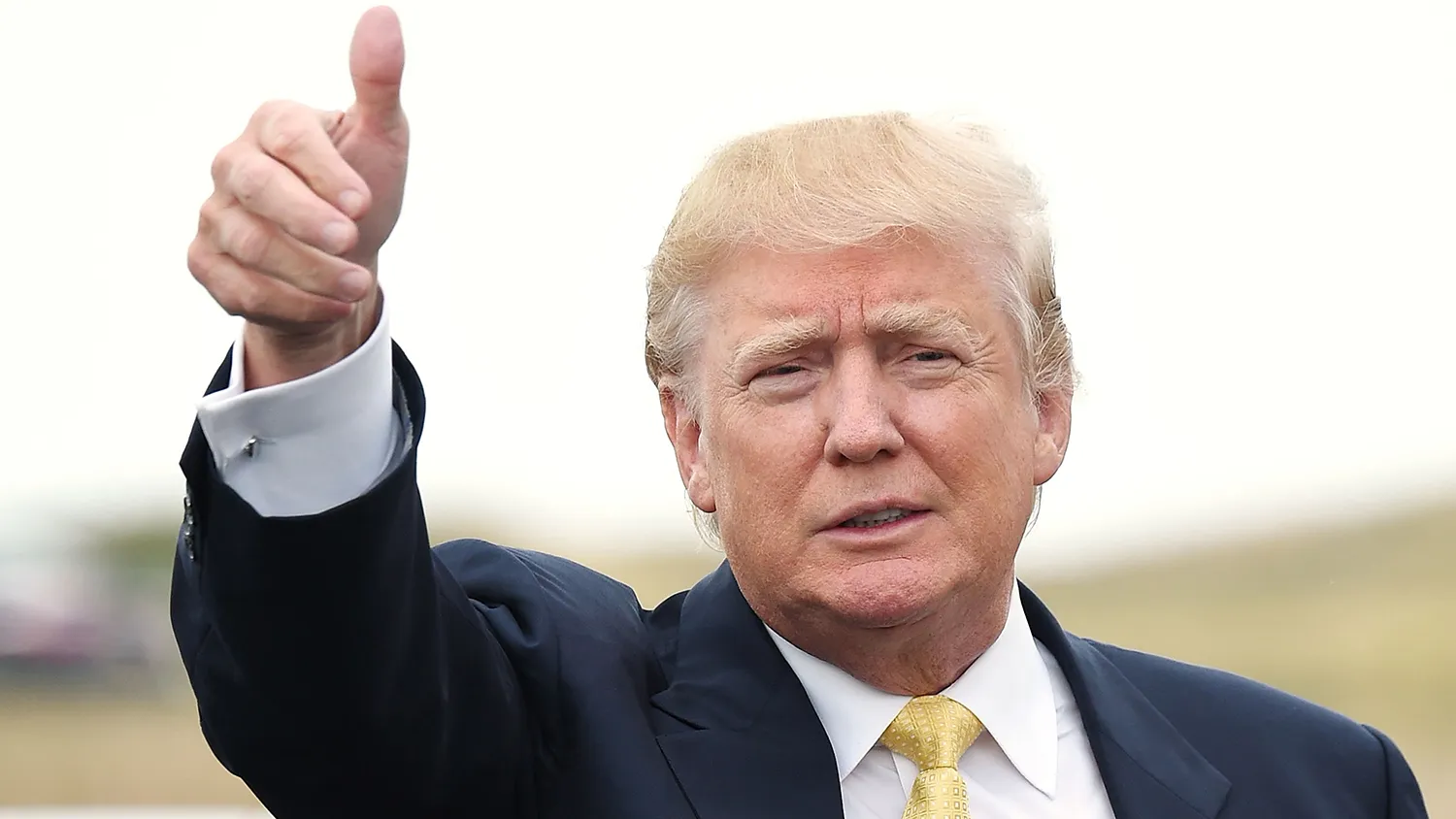 Donald Trump attends the 2015 Hank's Yanks Golf Classic at Trump Golf Links Ferry Point on July 6, 2015 in New York City.
