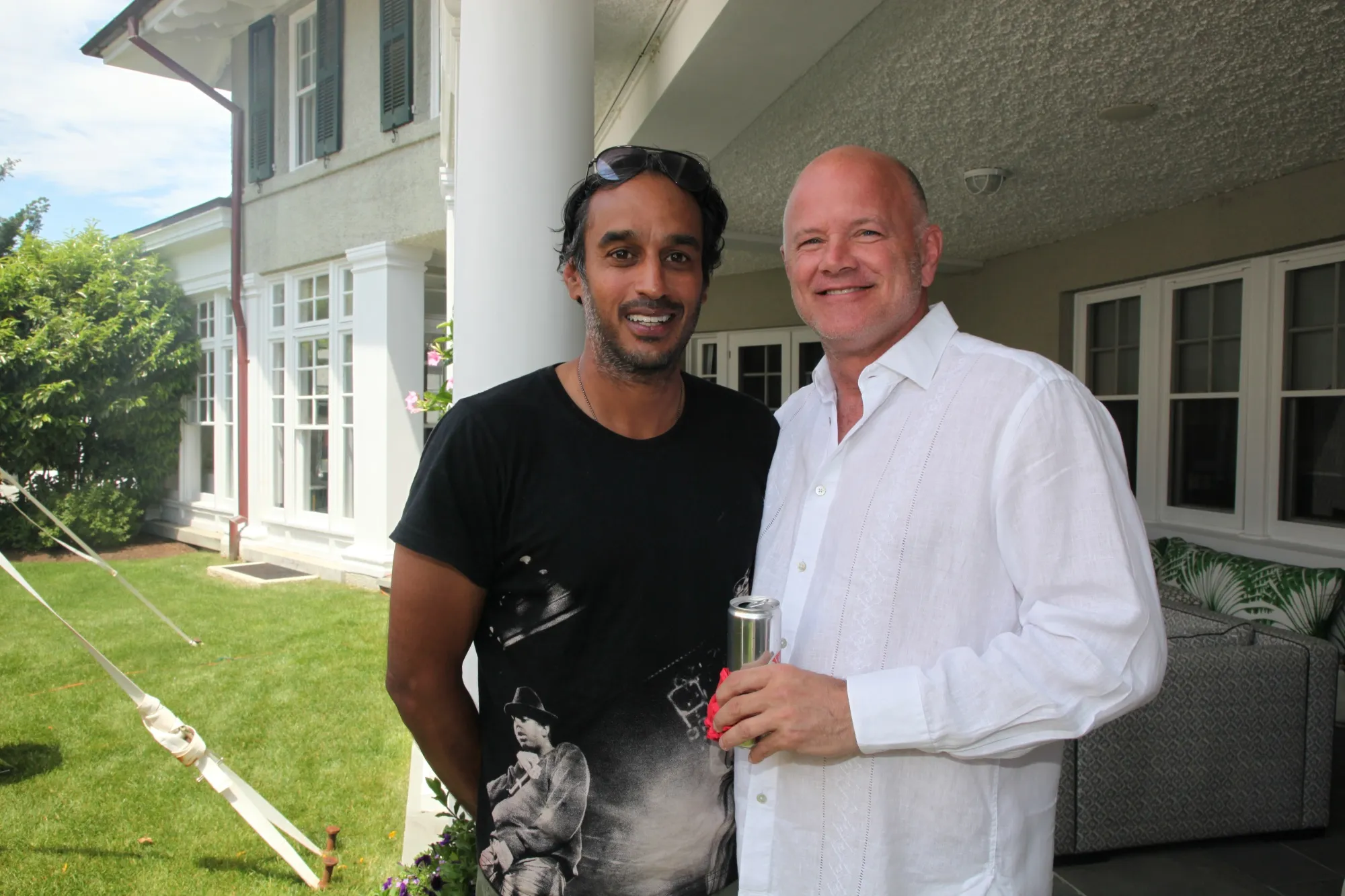 Ashok Varadhan and Mike Novogratz