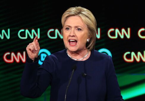 Democratic presidential candidate Hillary Clinton speaks during the CNN Democratic Presidential Primary Debate on March 6, in Flint, Michigan.