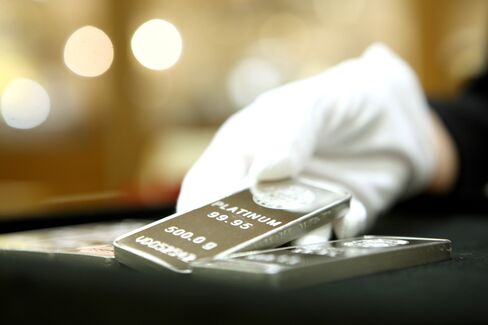 Platinum ingots