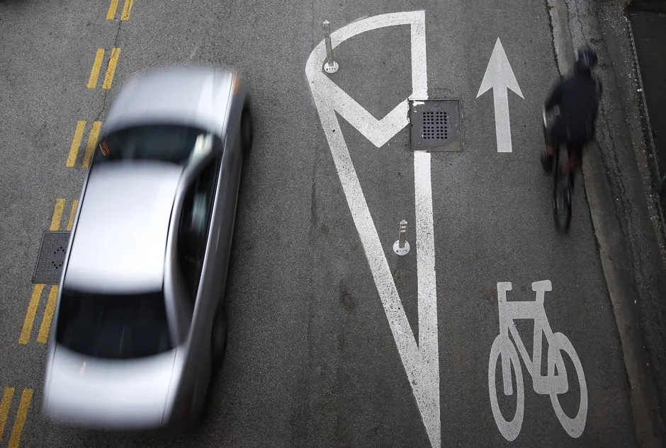 Making room for bikes can get tricky. 