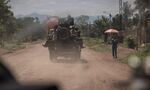 Soldiers drive through the streets of Rutshuru,&nbsp;days after clashes with&nbsp;M23 rebels,&nbsp;in eastern Democratic Republic of Congo, on April 4.&nbsp;