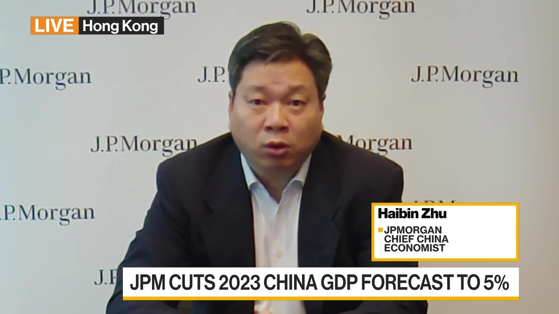 Watch JPM's Zhu on China's Economic Outlook Bloomberg