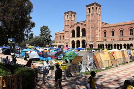 Protests In Support Of Palestine Continue On UCLA Campus