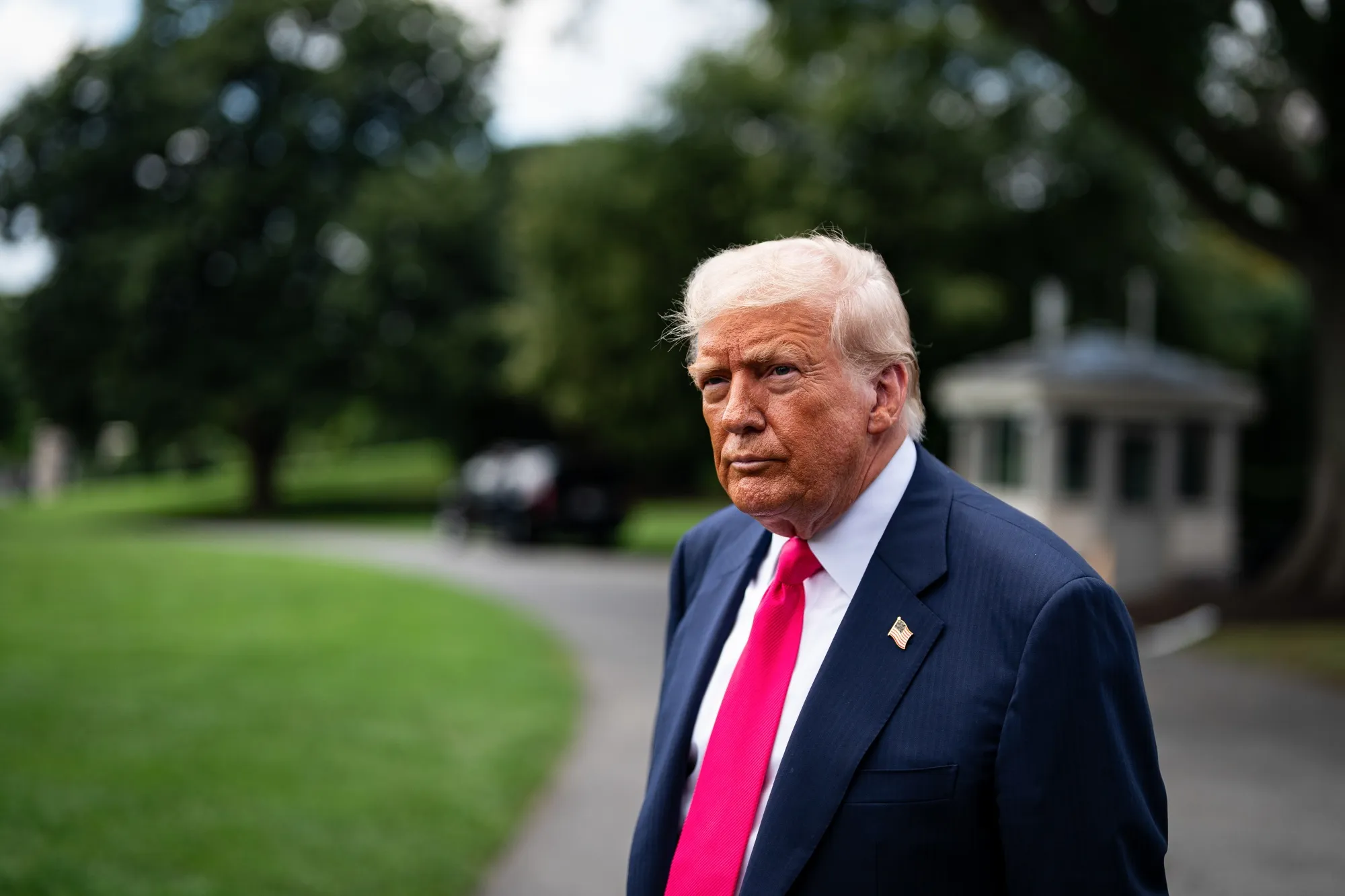 President Trump Departs White House For Pennsylvania