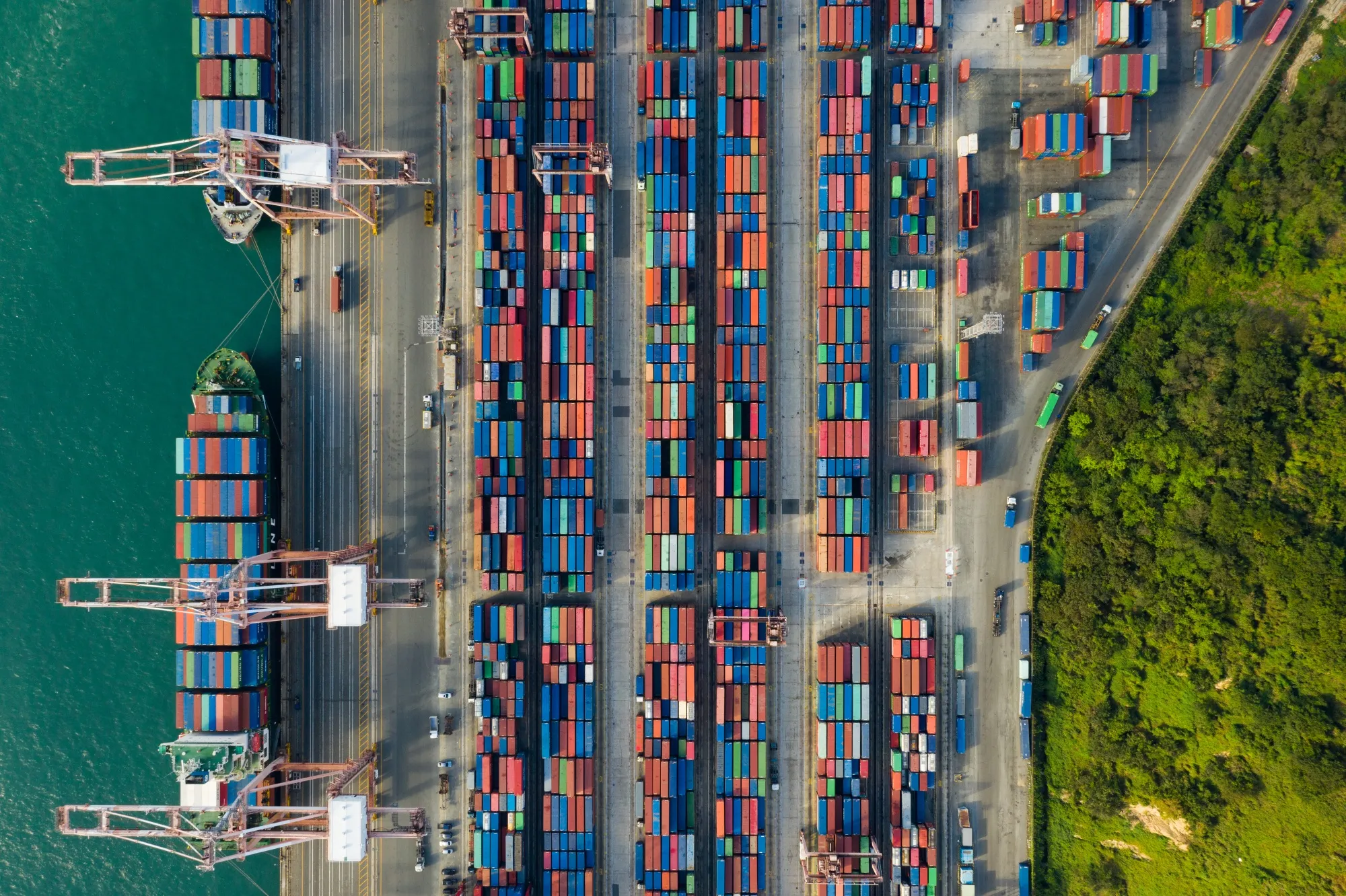 Operations at Busan Port Terminal As Virus Grip on Economy Eases