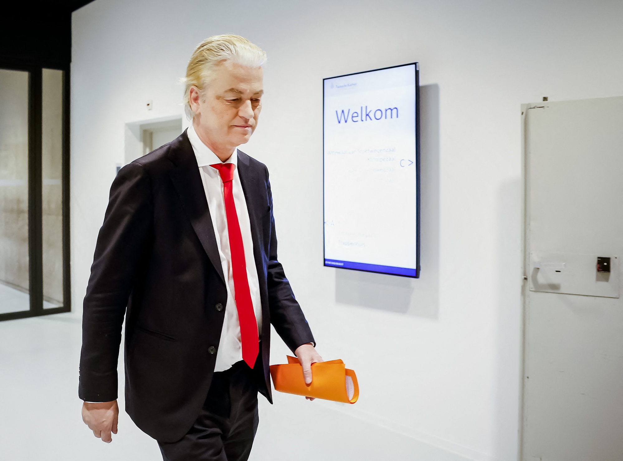 Geert Wilders in The Hague on May 16.