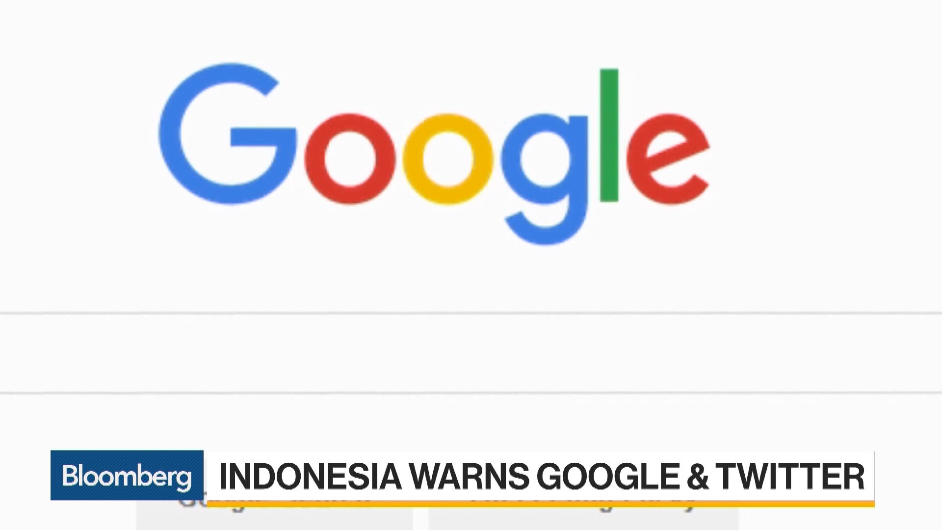 Block Porn or Be Blocked, Indonesia Warns Google, Twitter - Bloomberg