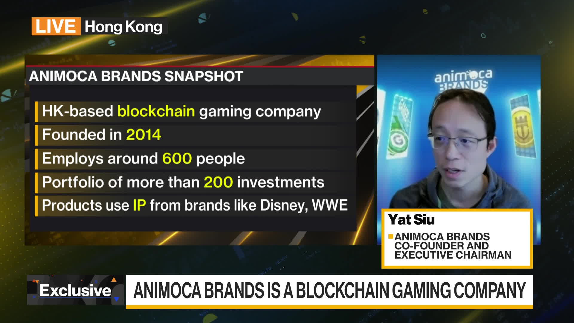 Watch Animoca Brands Co-Founder Siu on Crypto, NFTs, Web3 - Bloomberg