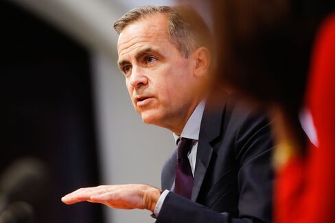 Bank of England Governor Mark Carney Presents The Quarterly Inflation Report At A News Conference
