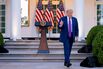 President Trump Hosts Law Enforcement Leaders Dinner In The Rose Garden 