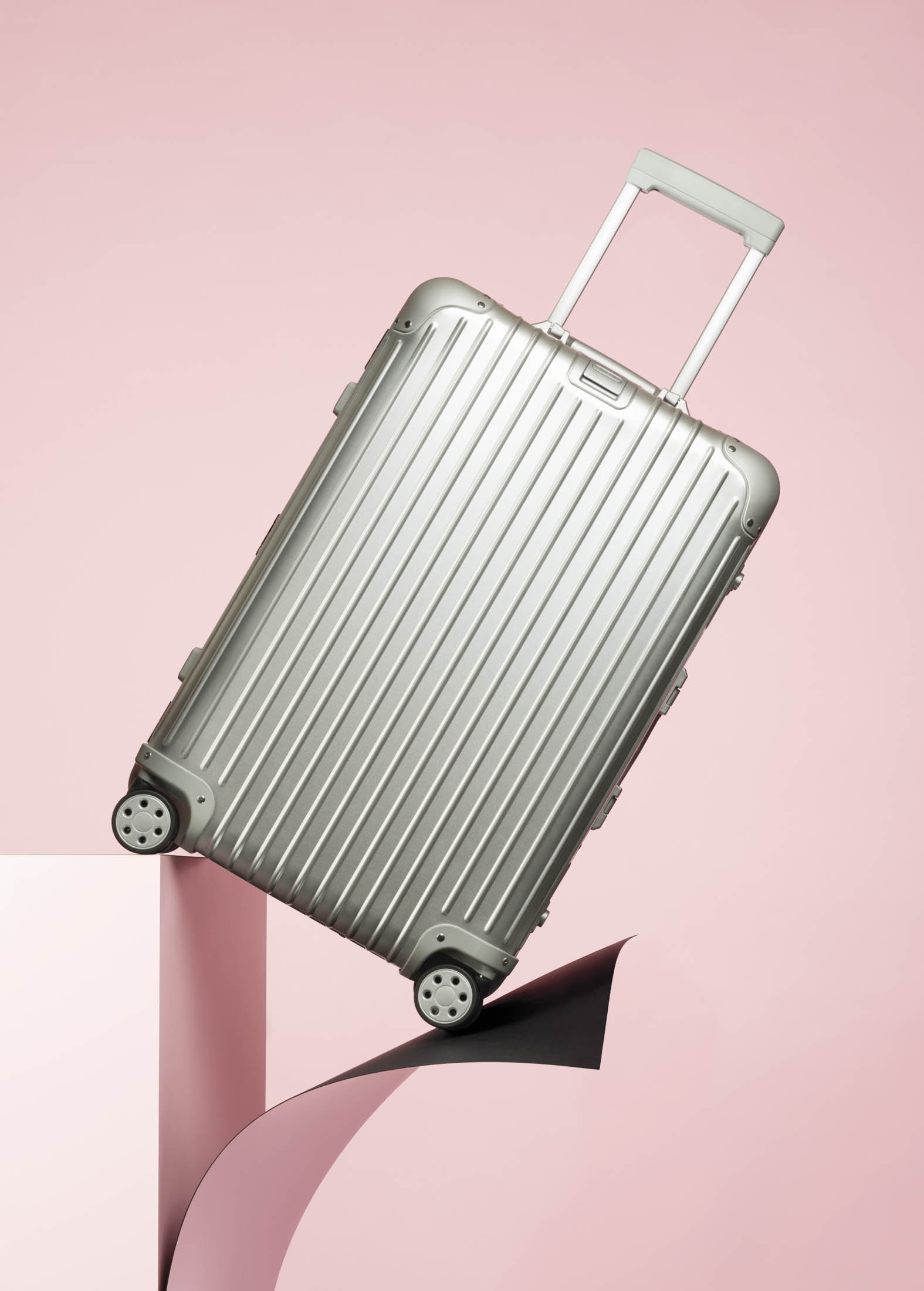 Rimowa North America Topas Silver 26 Multiwheel Luggage