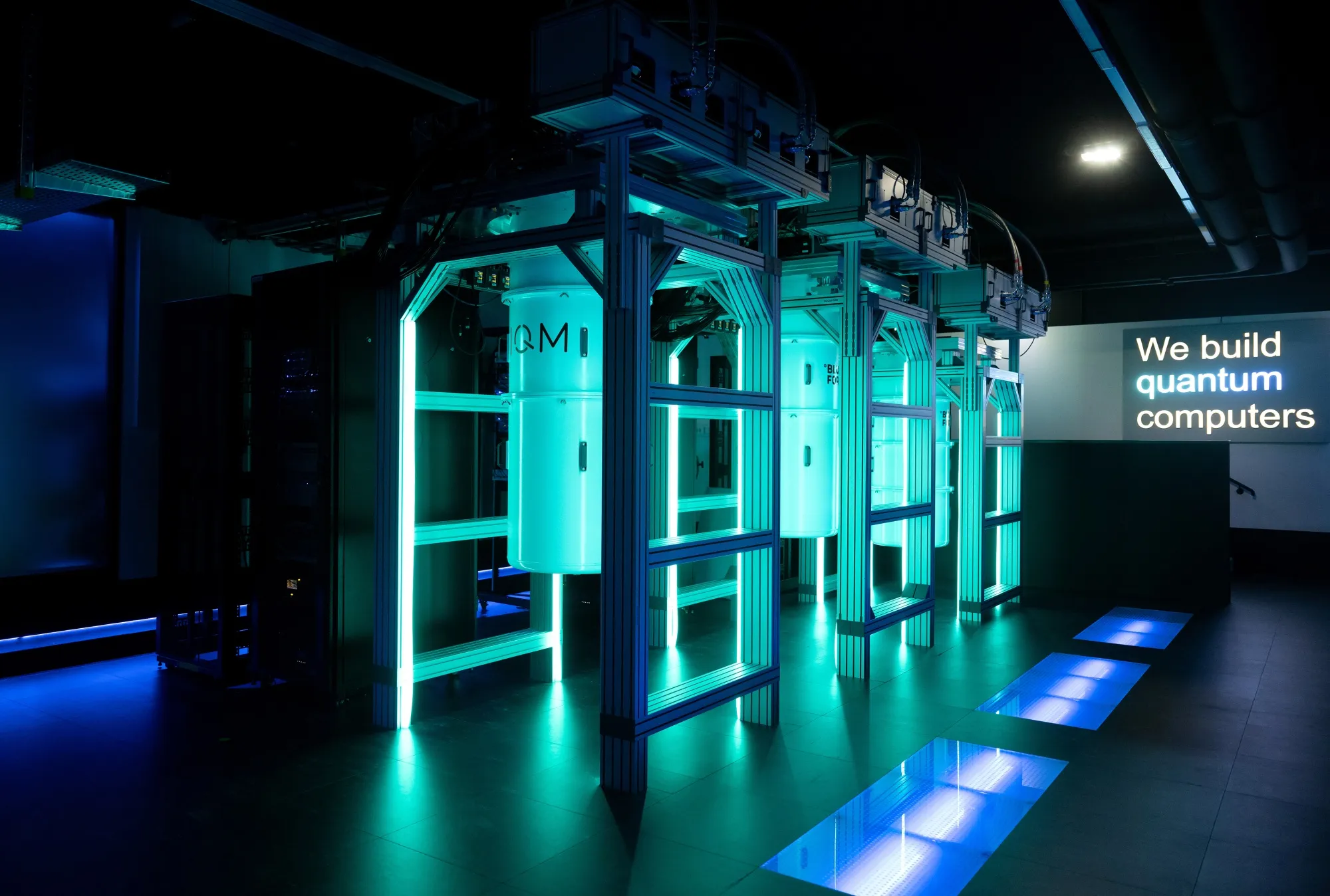 An IQM quantum computer&nbsp;at a data center, near Munich.