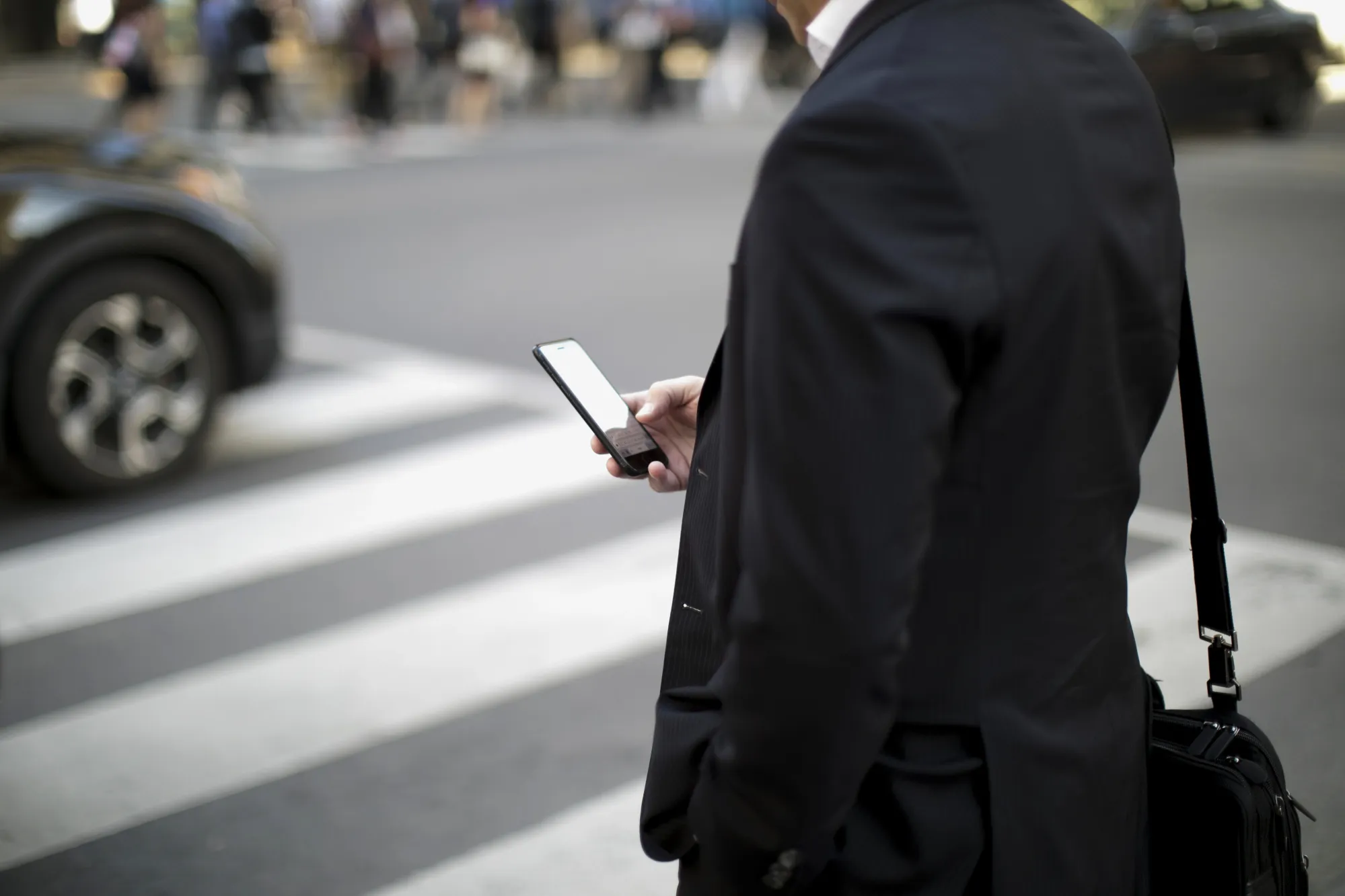 Commuters On Bay Street As Canadian Stocks Mixed