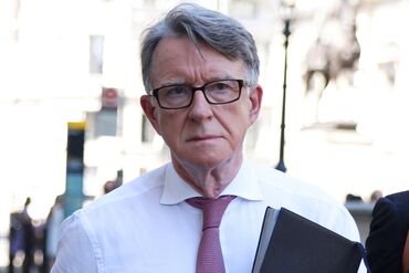 Peter Mandelson in June.