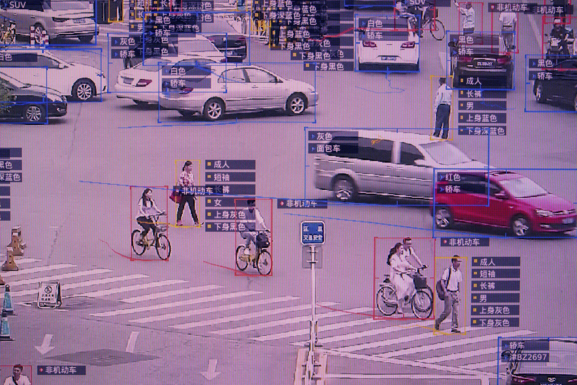 A&nbsp;demonstration of SenseTime's SenseVideo pedestrian and vehicle recognition system.