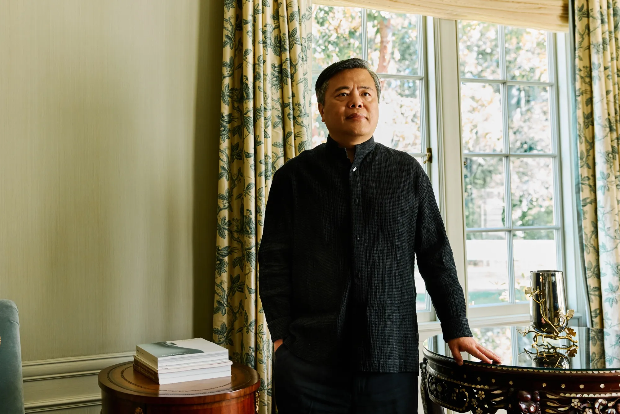 陳天橋氏（カリフォルニア州アサートンの自宅で）