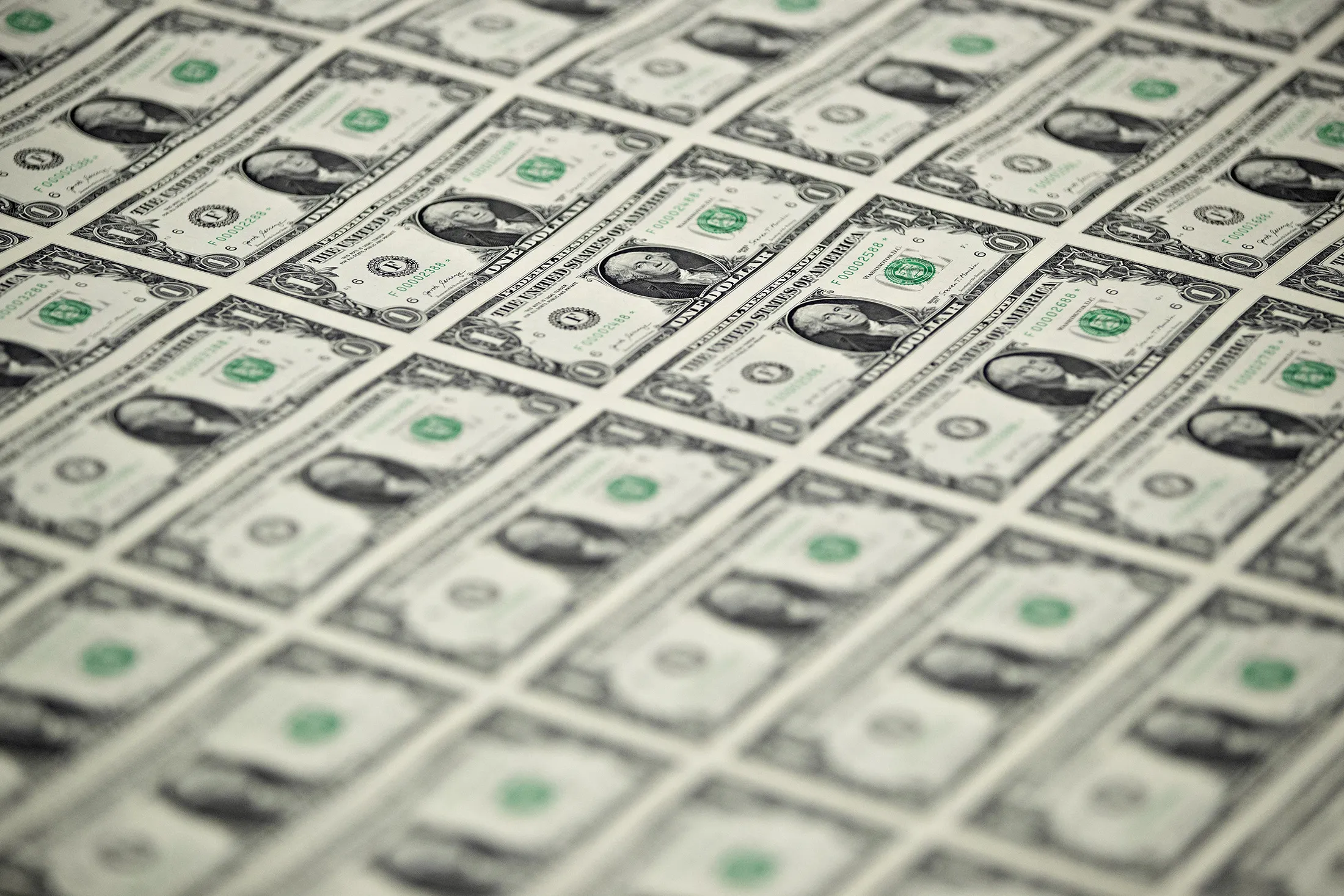 Treasury Secretary Mnuchin Views Production Of Currency Bearing His Signature