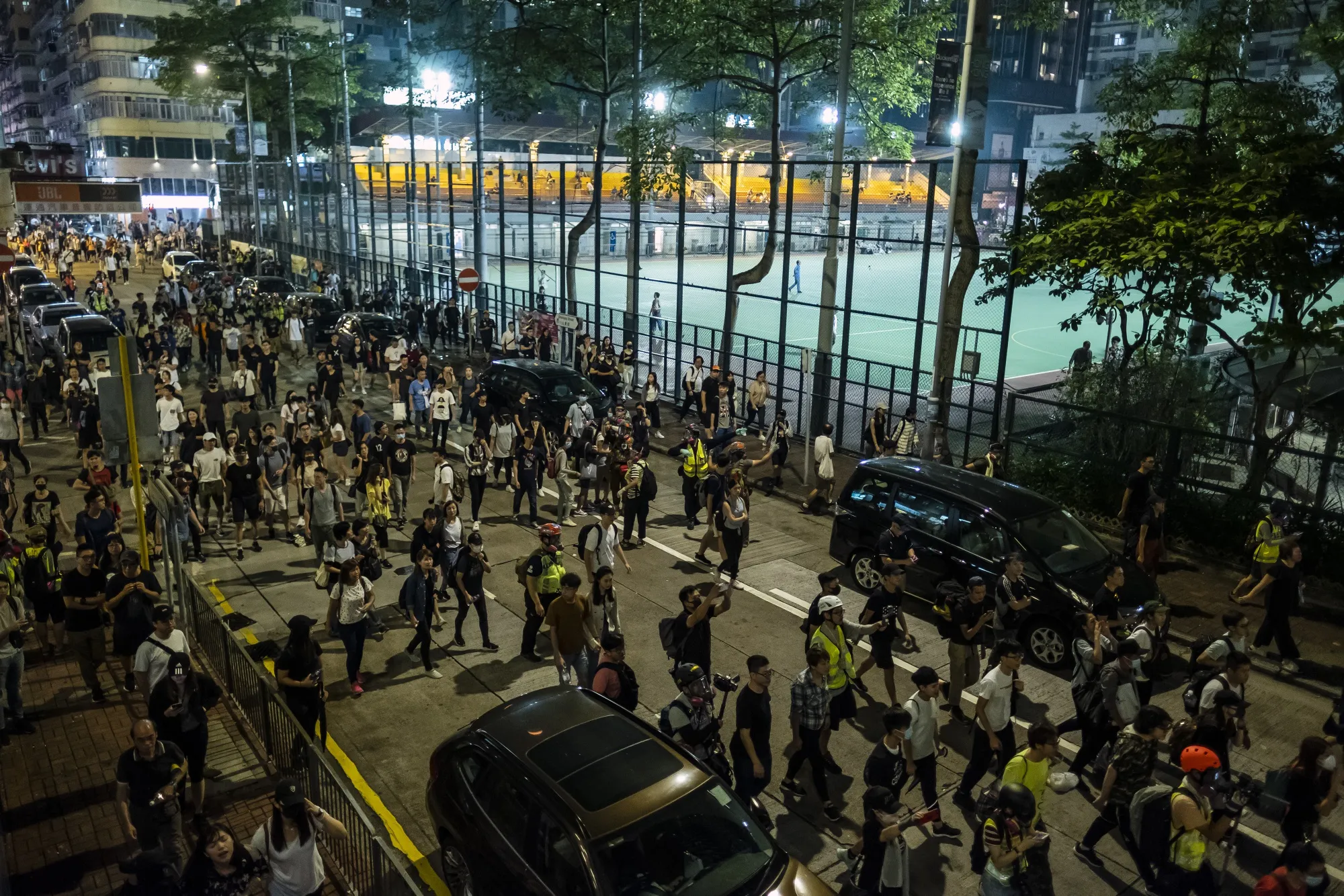 A protest in Mong Kok on Oct. 27.