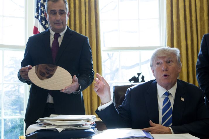 President Trump Meets With Intel CEO Brian Krzanich