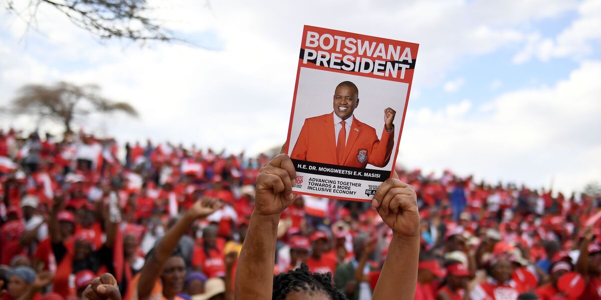 Botswana’s Masisi Remains As President In Electoral Win For BDP - Bloomberg