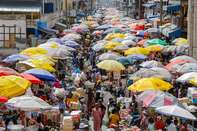 Accra Food Market as Inflation Ramps to Two Year High