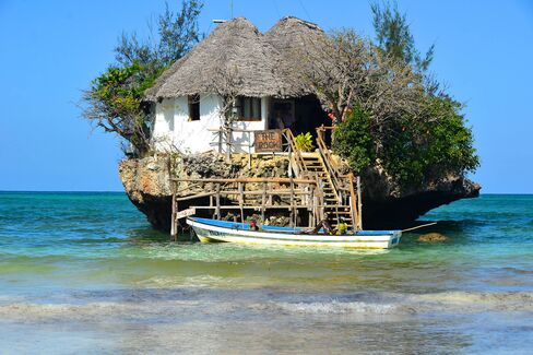The Rock, in Zanzibar, puts a unique twist on private dining.