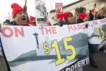 A 2013 protest in Seattle to raise the minimum wage 