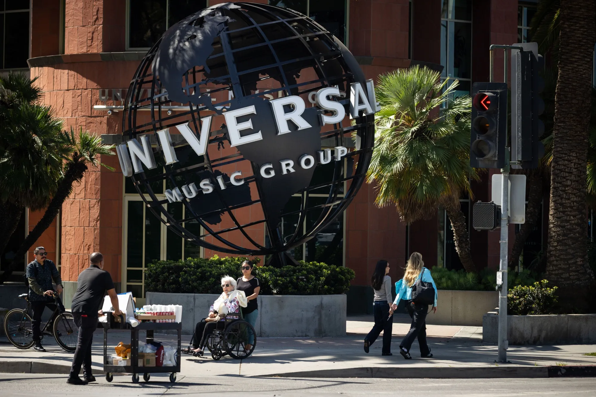The Universal Music Group headquarters in Santa Monica, California.