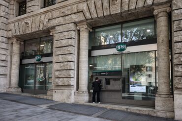 A Banco BPM SpA bank branch in Rome.