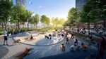 Ruff draft: A rendering of a future dog park in Chicago's Lincoln Yards development.