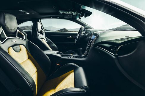 The Cadillac ATS-V Coupe arrives track-capable from the factory next spring, powered by the first-ever twin-turbocharged engine in a V-Series. Rated at an estimated 455 horsepower (339 kW) and 445 lb-ft of torque (603 Nm), the 3.6L V-6 is the segments highest-output six-cylinder and enables 0-60 performance of less than 4 seconds and a top speed of more than 185 mph.