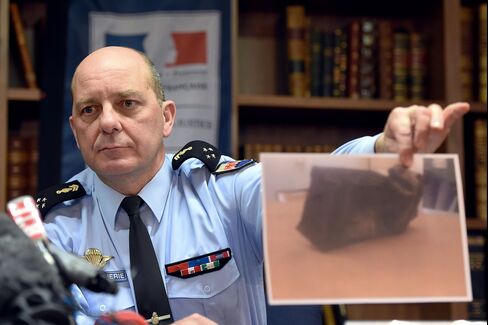 General David Galtier Holds A Picture Of The Second Black Box