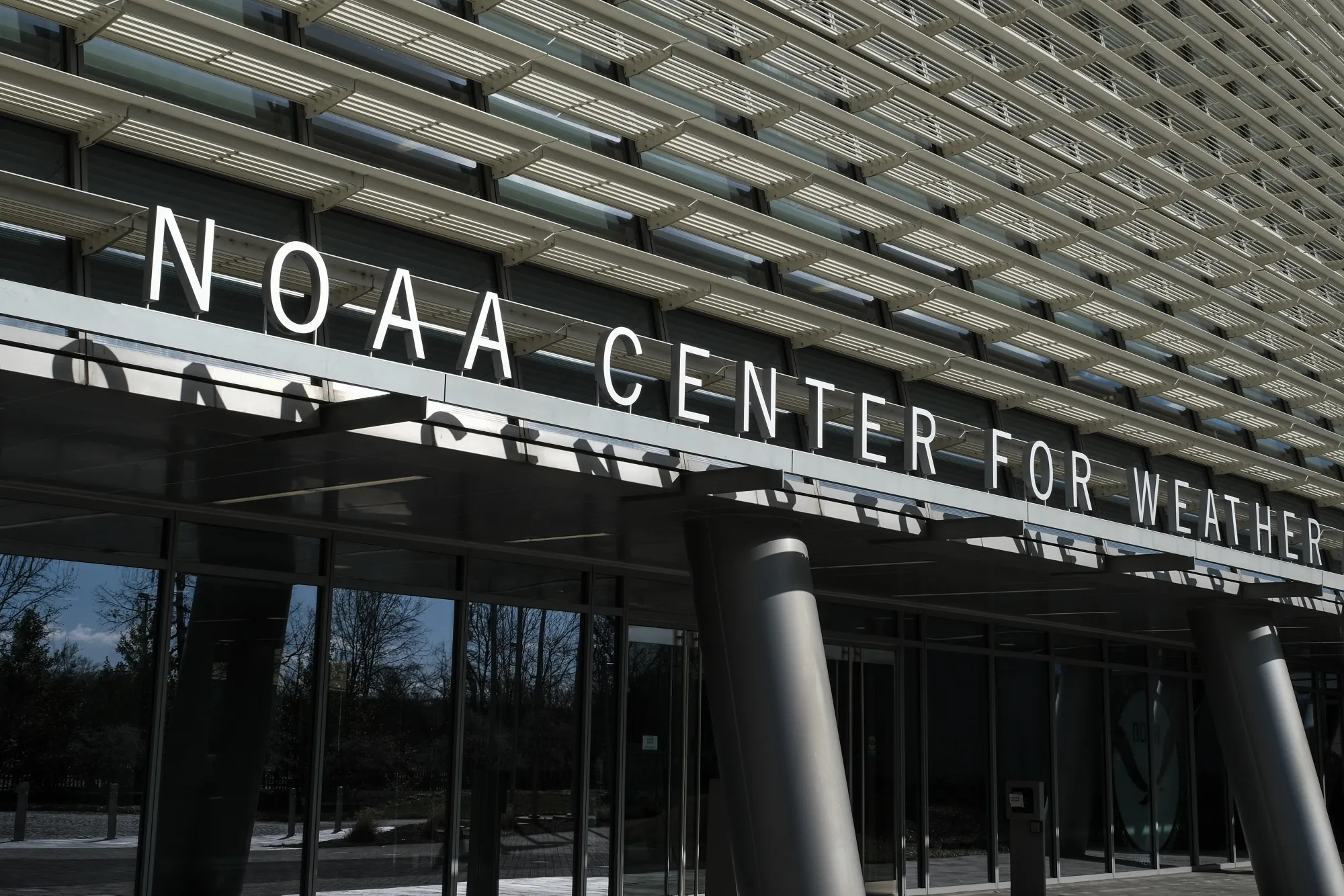 The National Oceanic and Atmospheric Administration (NOAA) Center for Weather and Climate Prediction headquarters in&nbsp;Maryland.