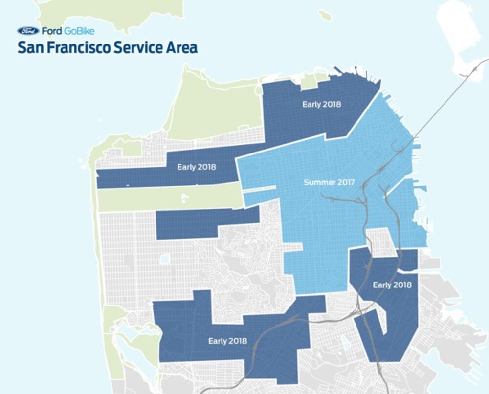 ford gobike locations