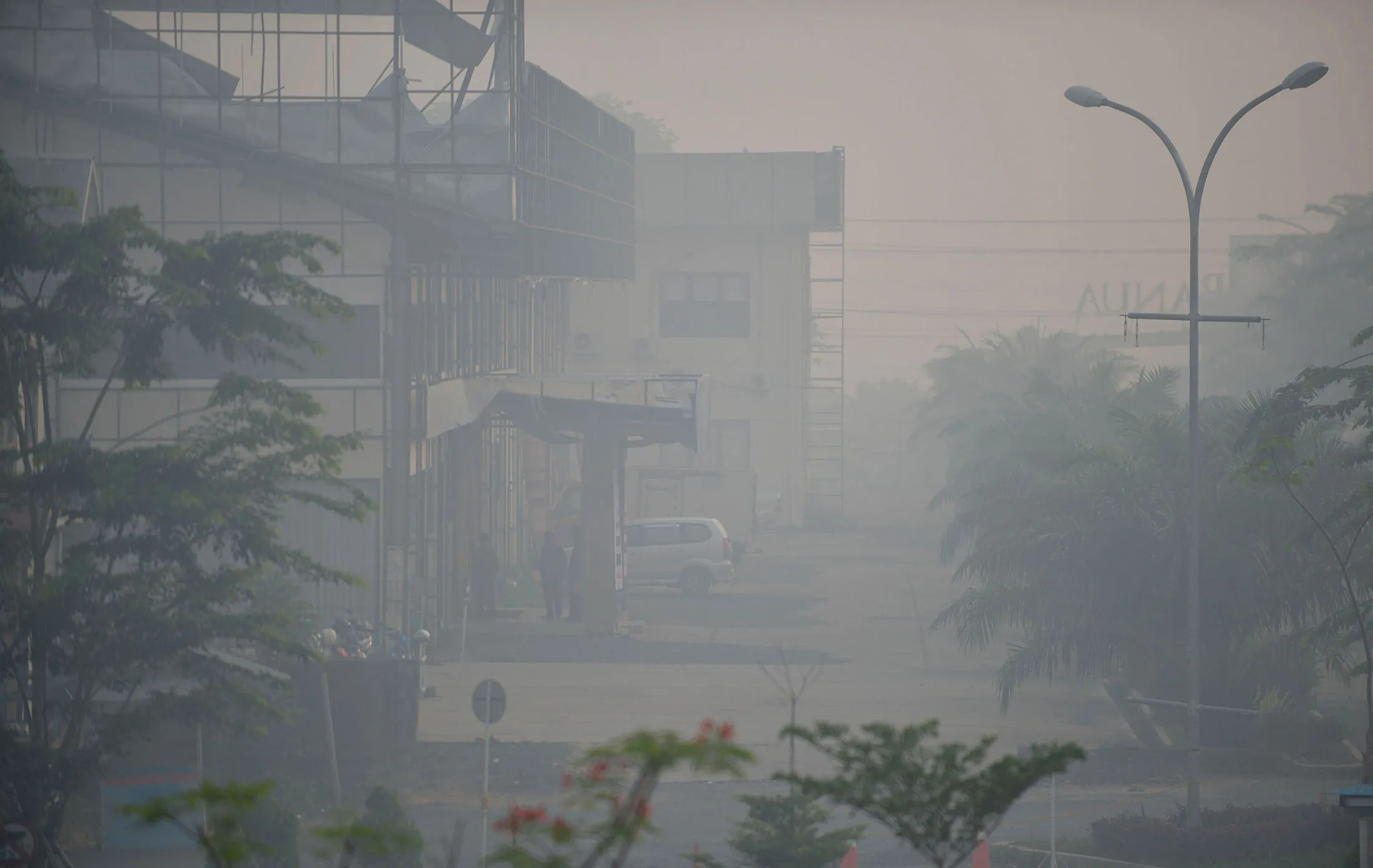 South Kalimantan haze.
