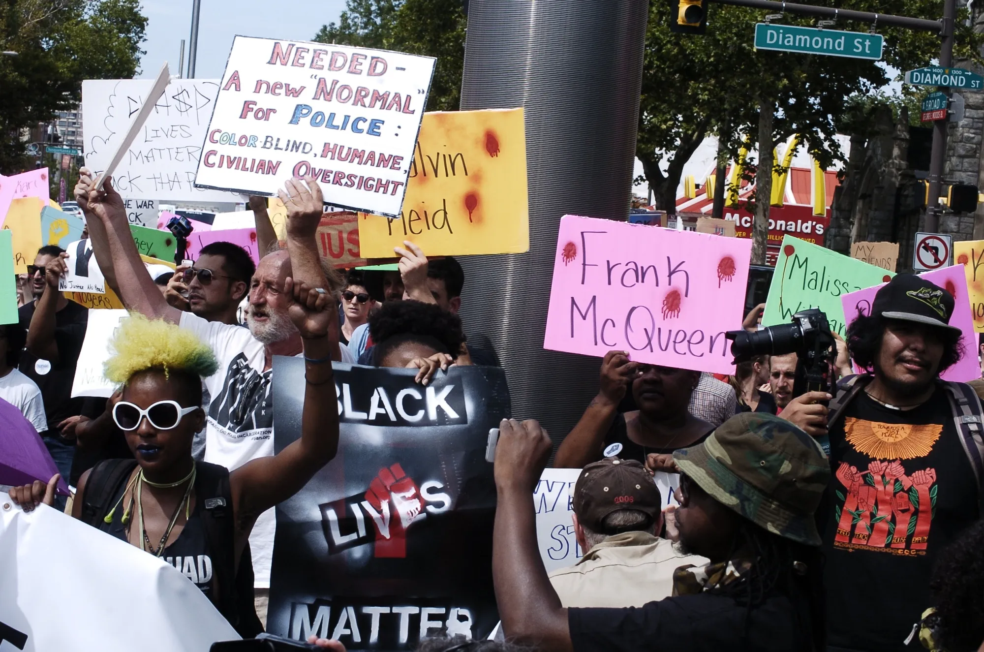 Black Lives Matter Protests the DNC in Philadelphia