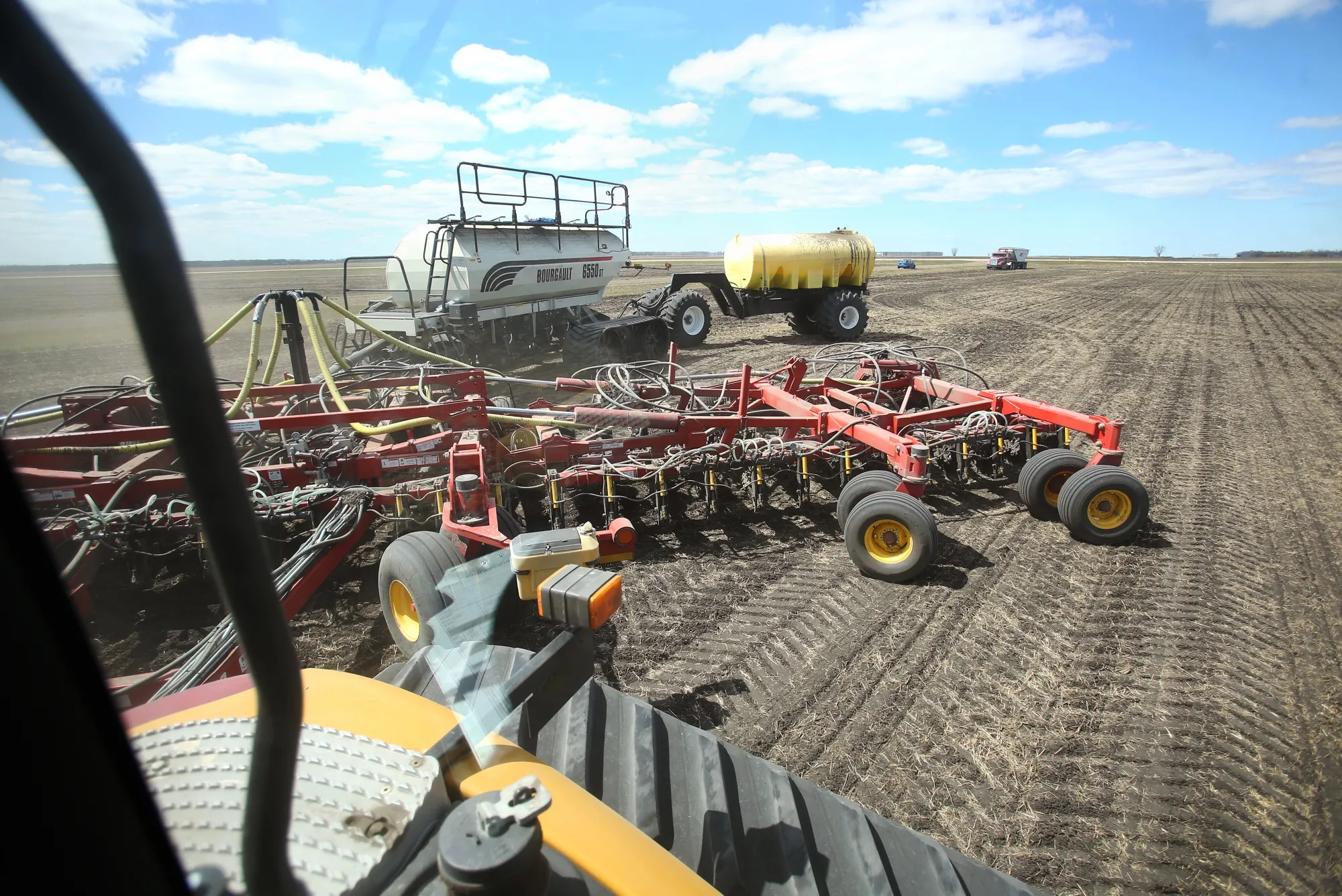 Seeding Operations On A Canola Farm As China Rejects Shipments