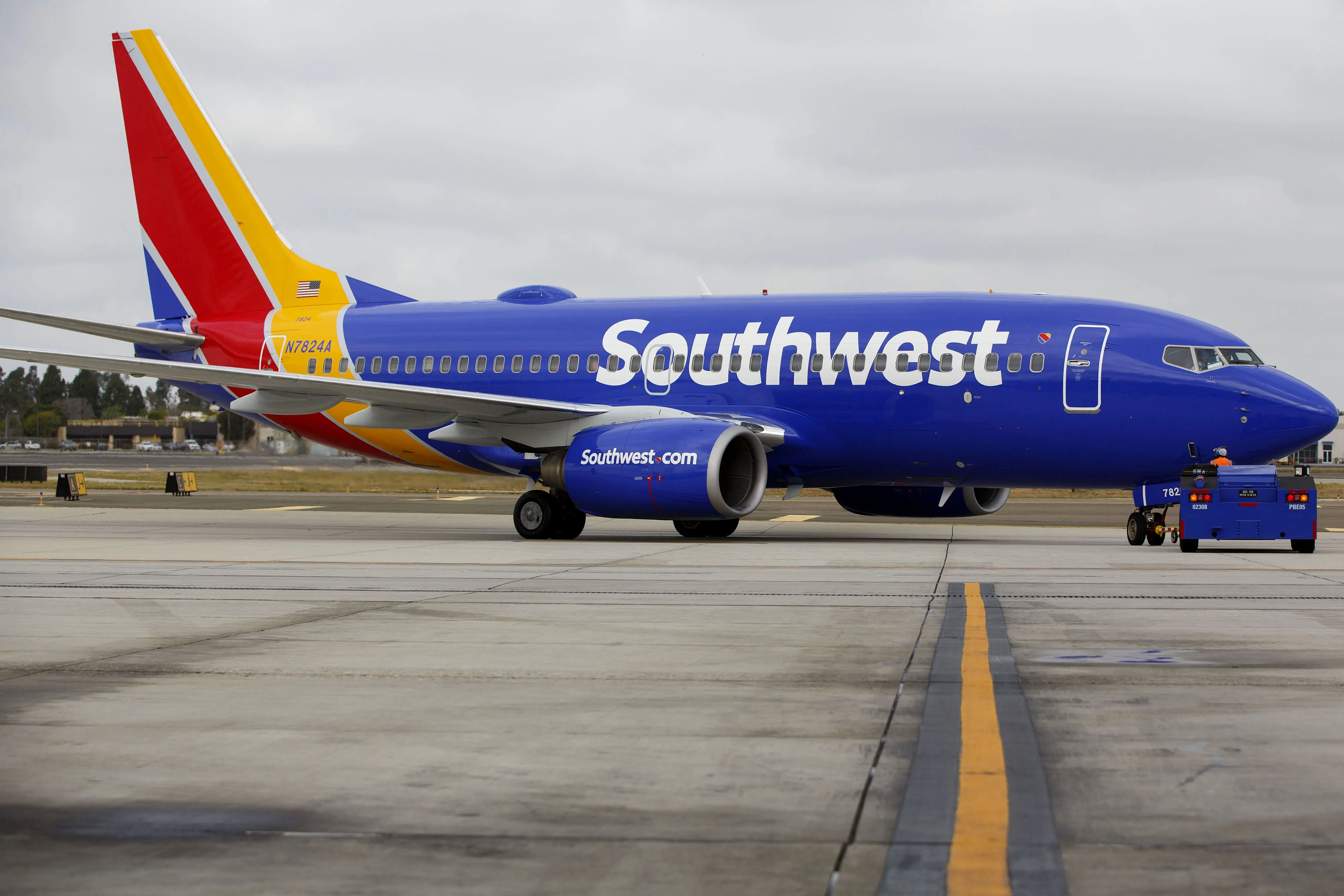 A Southwest Airlines Co. Boeing Co. 737 aircraft.