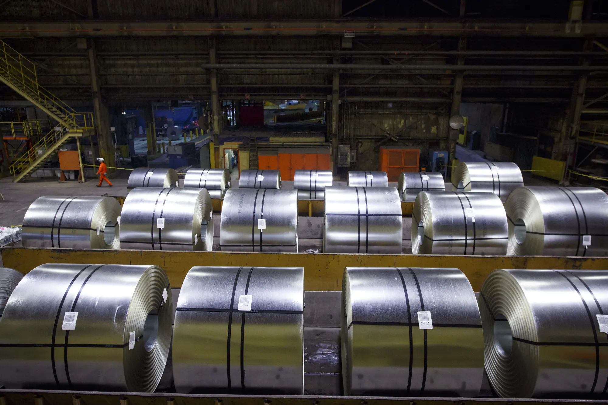 Canada's Finance Minister Morneau Speaks At The ArcelorMittal Dofasco Inc. Steel Plant