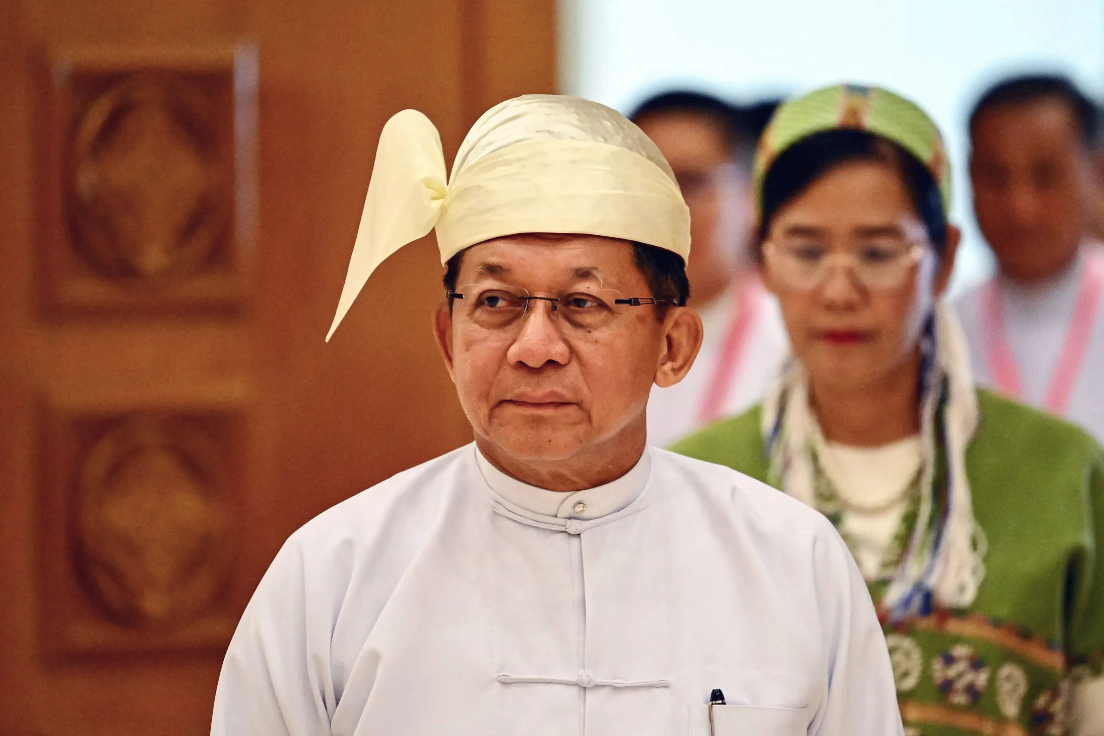 Min Aung Hlaing on April 10.