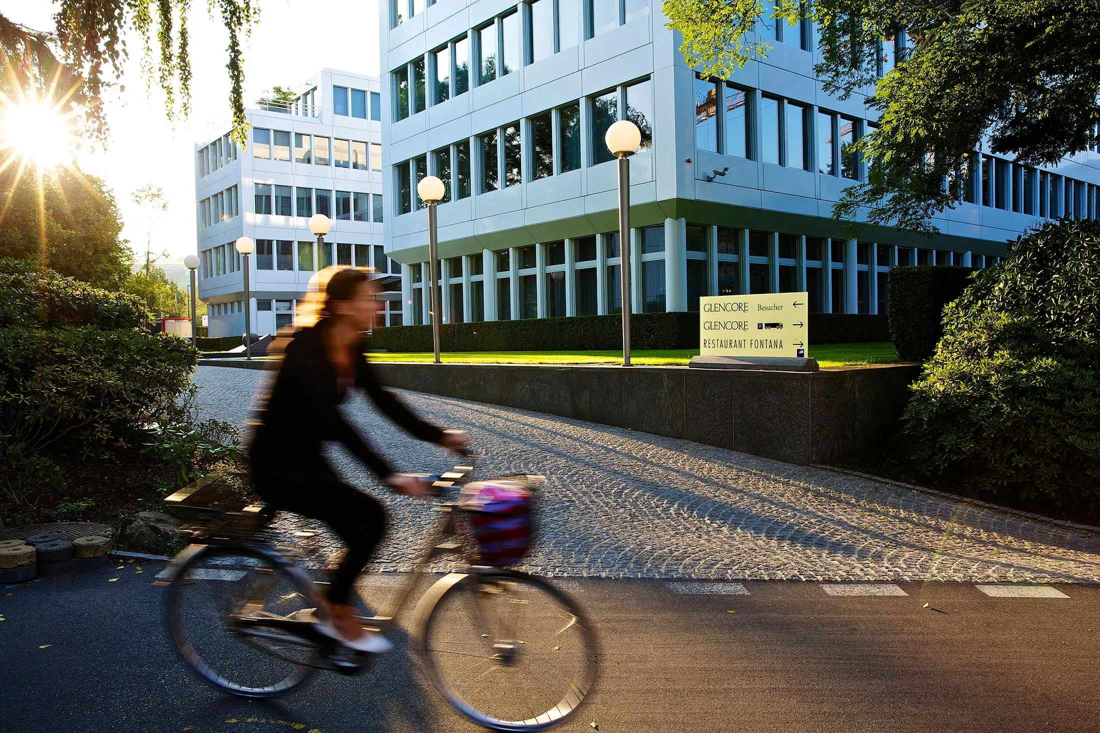 Glencore Xstrata Plc's headquarters in Baar, Switzerland.
