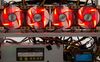 Red light illuminates cooling fans used to cool cryptocurrency mining rigs at the SberBit mining 'hotel' in Moscow, Russia, on Saturday, Dec. 9, 2017. Futureson the worlds most popular cryptocurrency surged as much as 26 percent in their debut session on Cboe Global Markets Inc.'s exchange, triggering two temporary trading halts designed to calm the market.