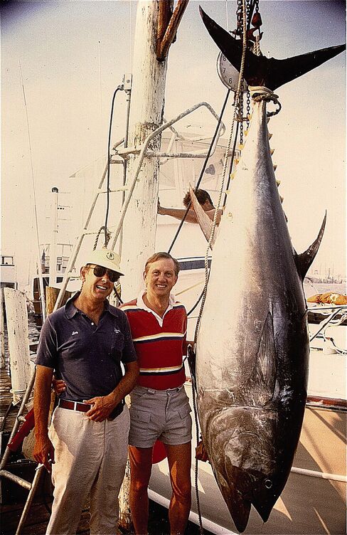 When Stott wasn’t trading, he was sport fishing.