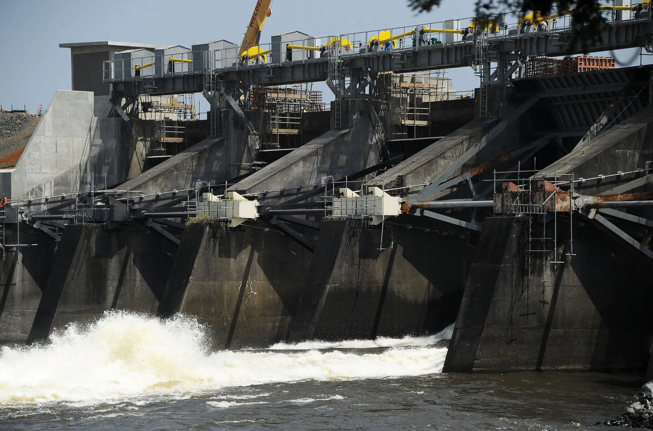 The Mount Coffee Hydropower Plant on Liberia's Saint Paul River in Harrisburg on Dec. 15, 2016.
